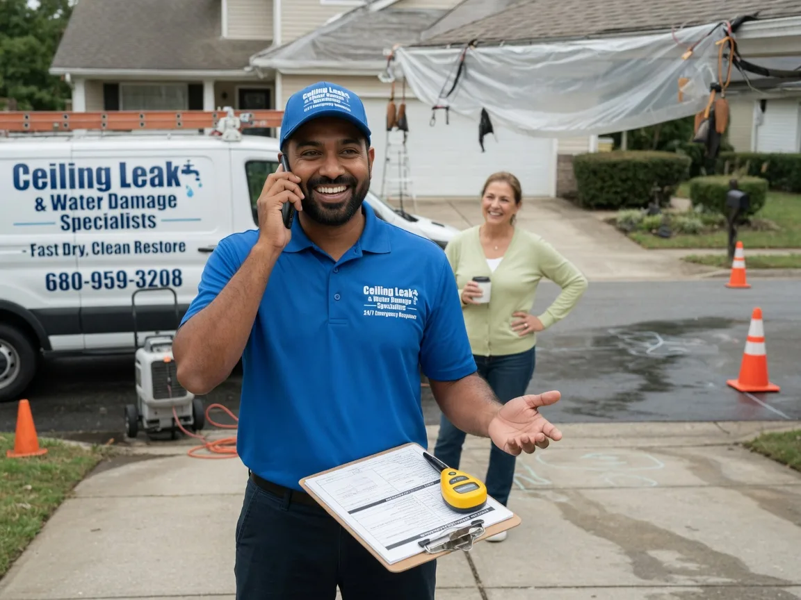 Ceiling Leak Cleanup Scappoose, OR FAQs